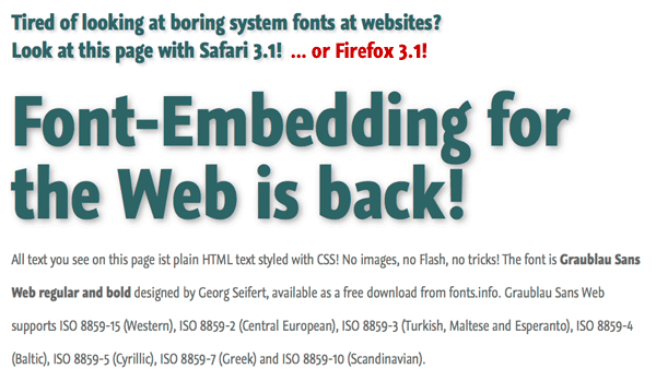 Render Quality (Firefox, Safari, Internet Explorer)